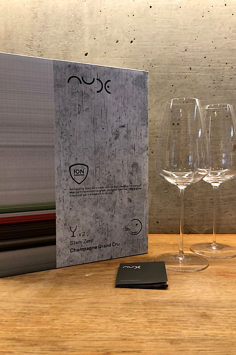 2er Set NUDE STEM ZERO Champagne Grand Cru Glass Accessoires Wine